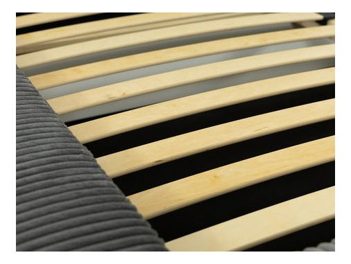 Pat matrimonial 180 cm Gretty S (Albastru închis) (cu somieră) (cu sp. depozitare)