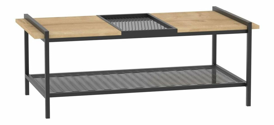 Măsuță de cafea Daluva (Nuc + negru) 