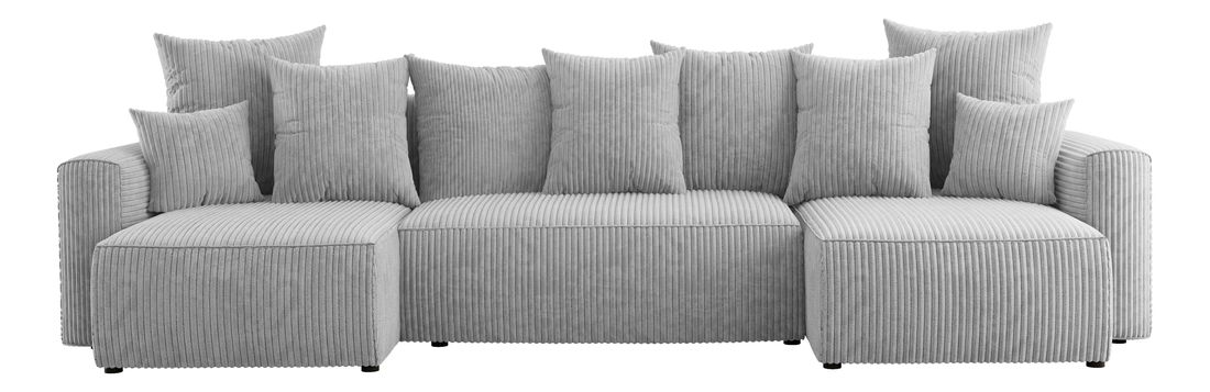 Kutna garnitura Denia U (svijetlosiva)