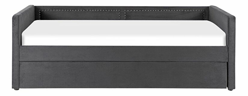 Jednostruki krevet 200 x 90 cm Mimza (siva)