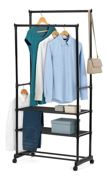 Cuier cu roți Ganaban (negru)