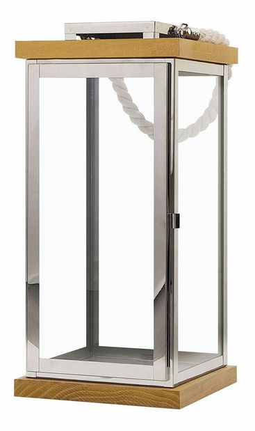 Lampáš BONERO 41 cm (nerez oceľ) (strieborná)