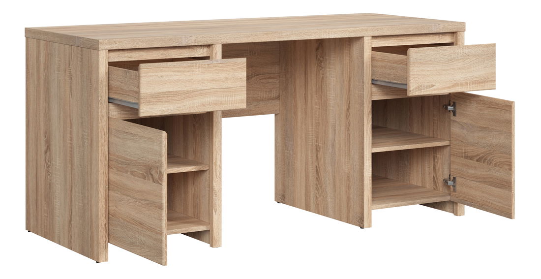 PC stolík BRW Kaspian BIU2D2S/160 (dub sonoma)