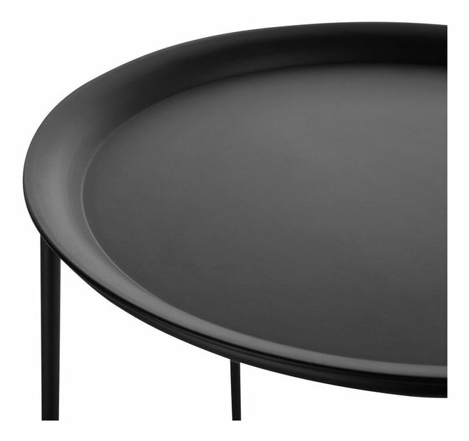 Set 2 príručných stolíkov Tonala (čierna)