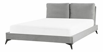 Manželská posteľ 160 cm Mellody (sivá)