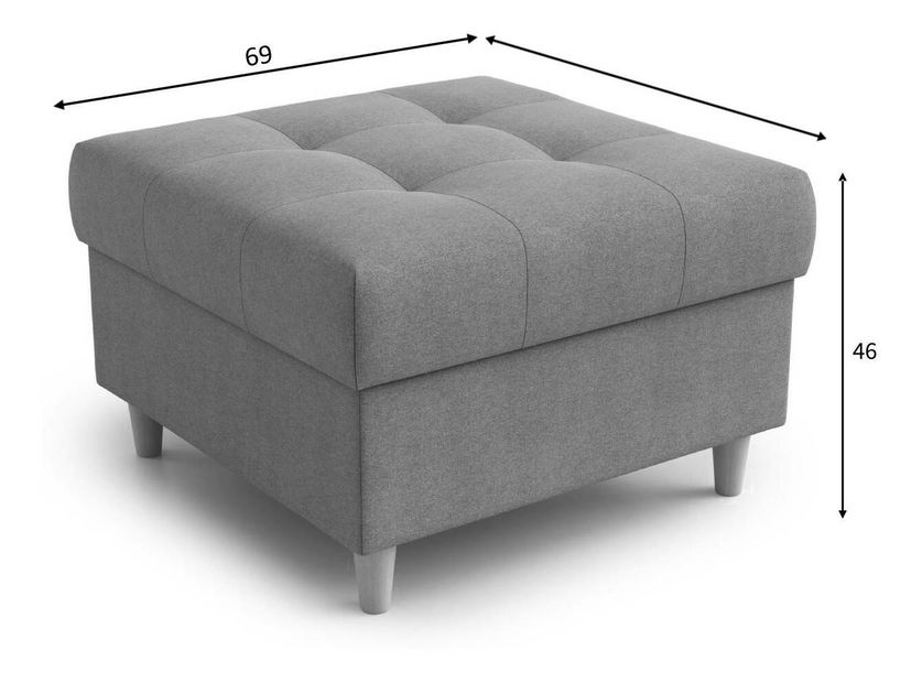 Nagy zsámoly Pipi (sötétzöld)