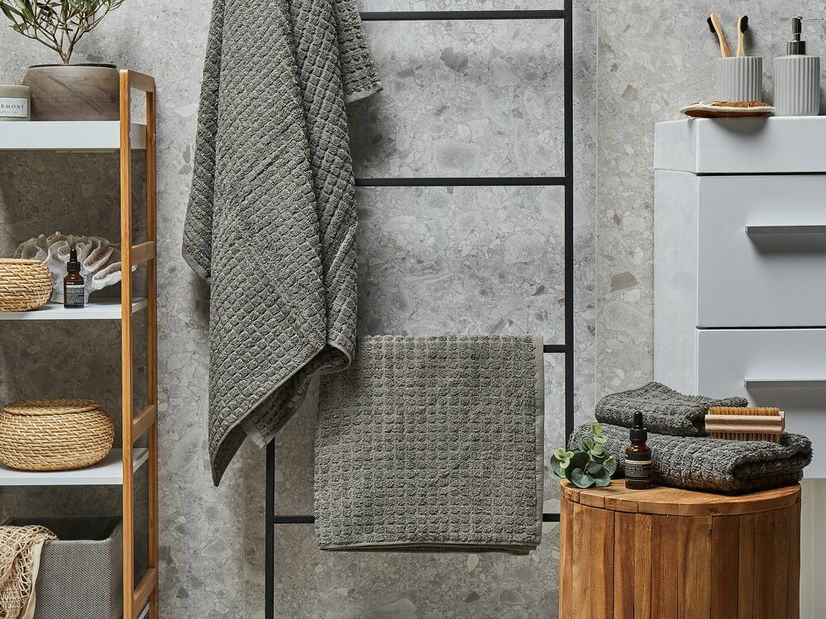 Sada 4 ks uterákov Adrien (sivá)