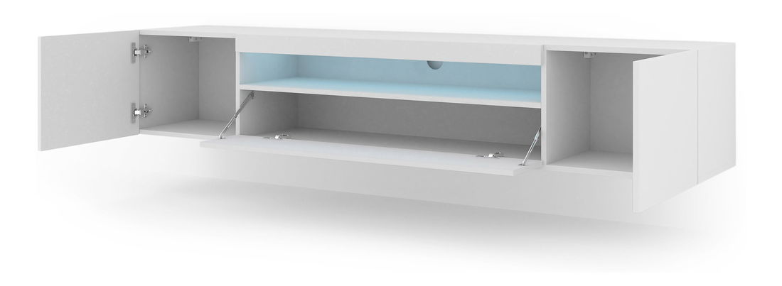 TV asztal/szekrény Aurora 200 (matt fehér) 