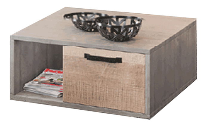 Konferenčný stolík Bareni 1S (dub pieskový + sivá)