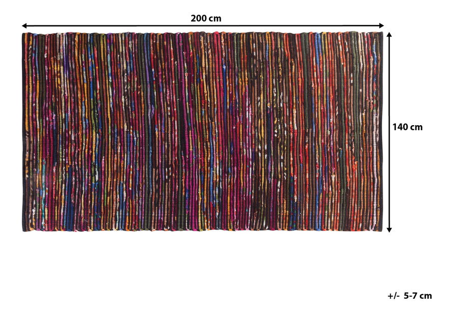 Covor 200 cm Bartica (roz)