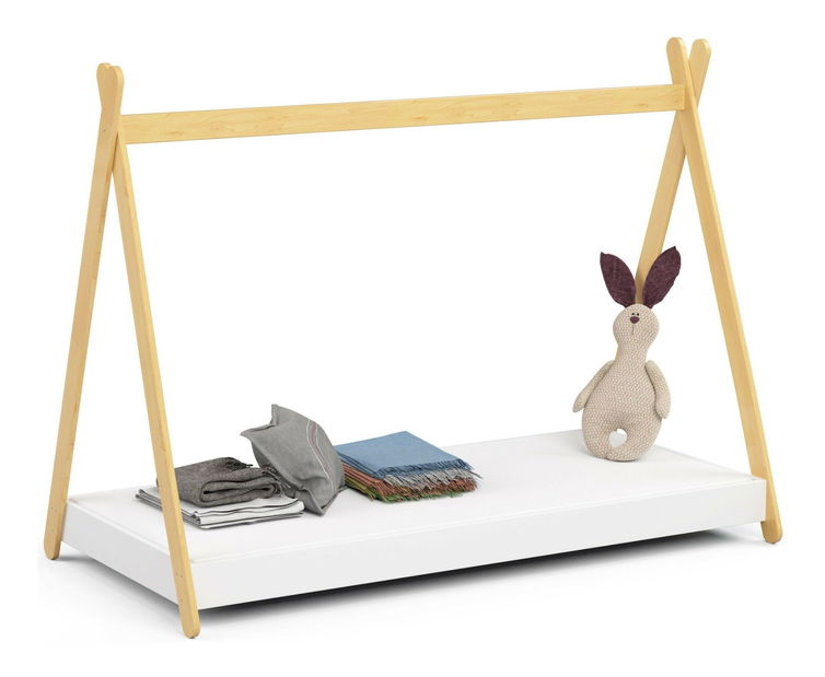 Pat pentru copii Graciela II (Alb) (cu saltea)