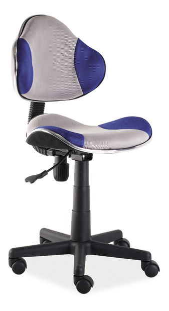 Kancelárske kreslo Afabla (modrá + sivá)