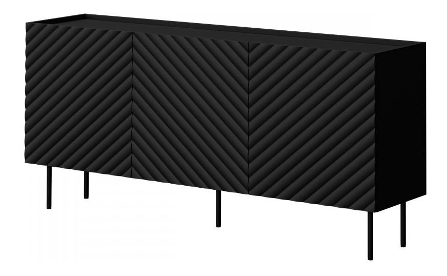 Dulap Grotzi 165 3D (Negru) 