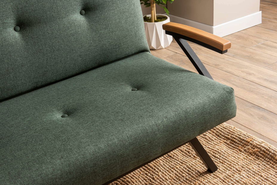 Rozkladacia pohovka Zvia (zelená)