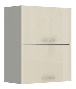 Dulap superior bucătărie Milo  60 GU-72 (gri + crem lucios)