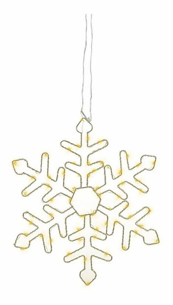 Set 3 ks vonkajších závesných vločiek Lohza (strieborná)