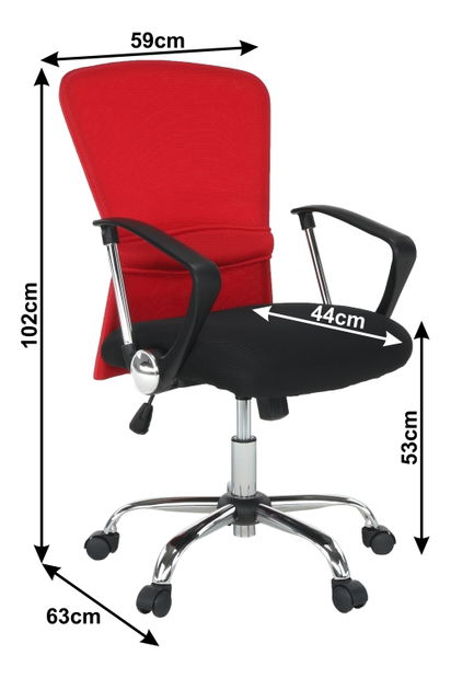 Scaun de birou Wara Roșu