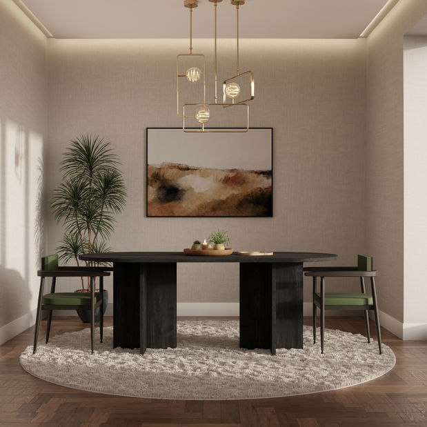 Rozkladací jedálenský stôl Lone (portland)