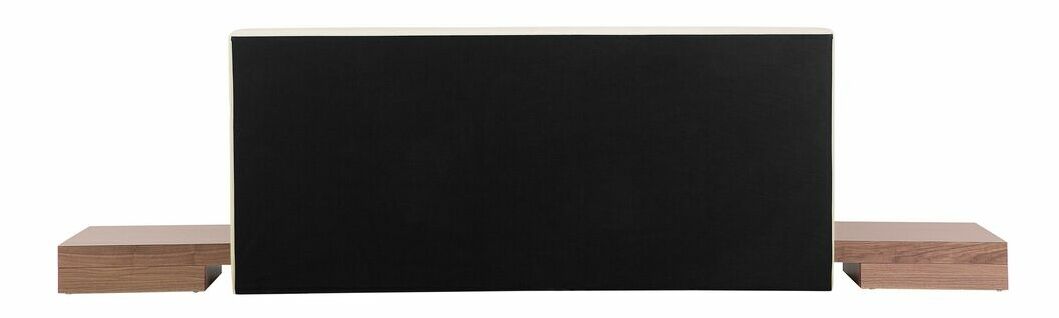 Manželská posteľ 160 cm ZEPHYRE (s roštom) (hnedá)