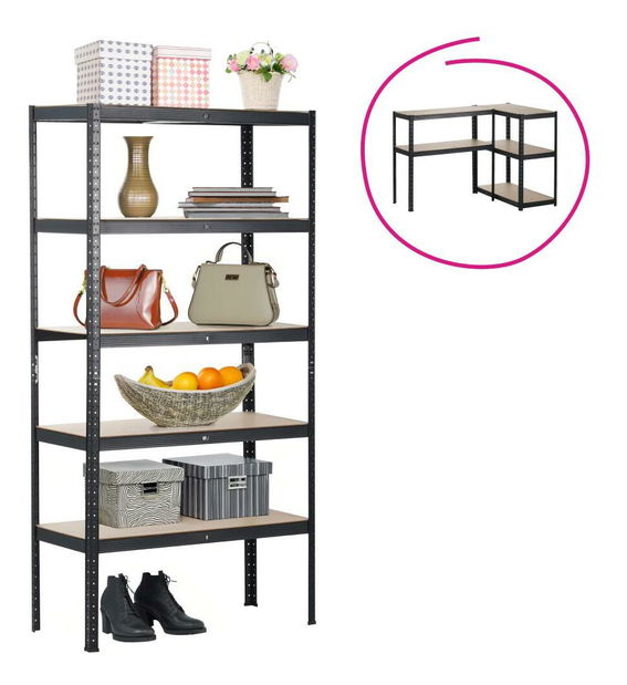 Raft Reden (stejar + negru)