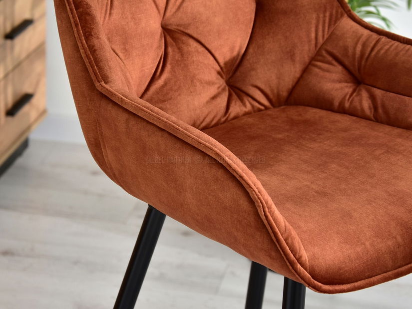 Stolička Lars (medená + čierna)