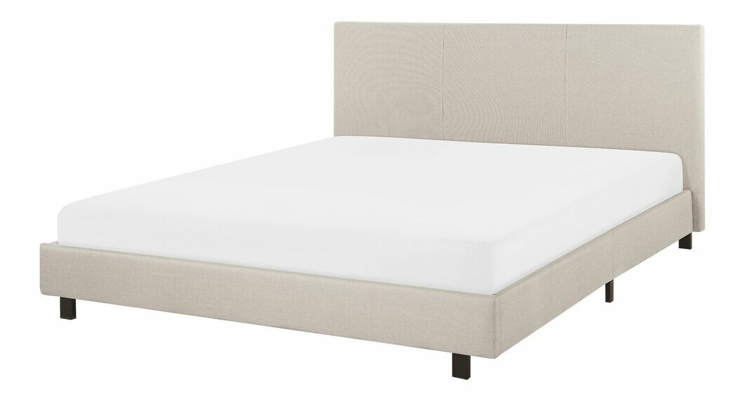 Franciaágy 160 cm ALVIA (ágyráccsal) (bézs)