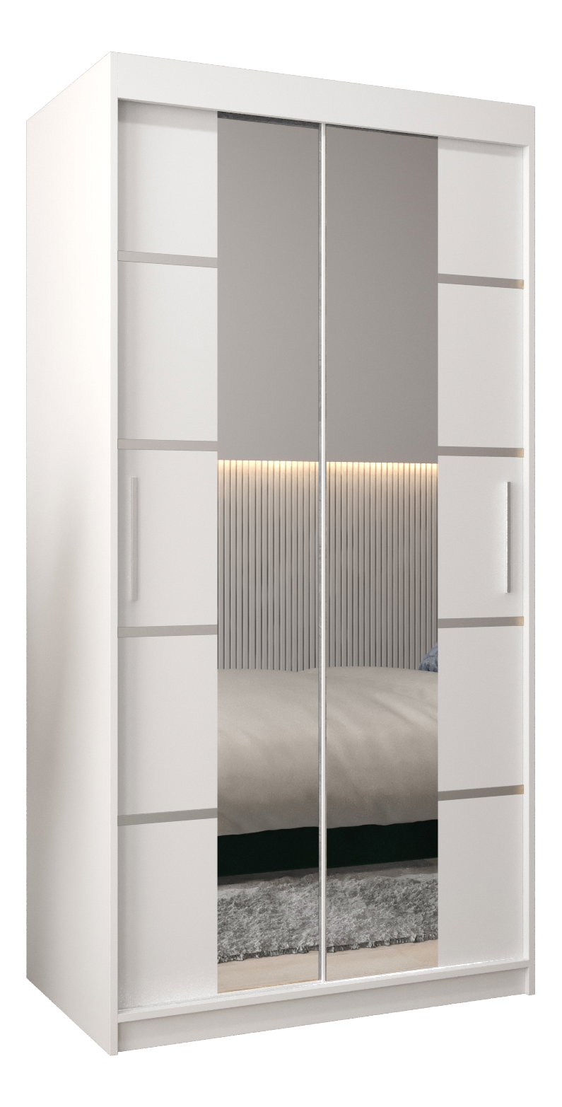 Ruhásszekrény 120 cm Verika 4 120 (fehér)