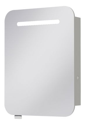 Kúpeľňová skrinka na stenu Juventa Costa PrM-60 (so zrkadlom) (s LED)