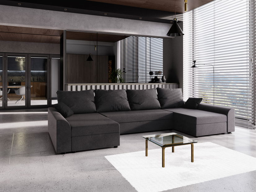 Sarok ülőgarnitúra U Dusk U (sötétszürke)