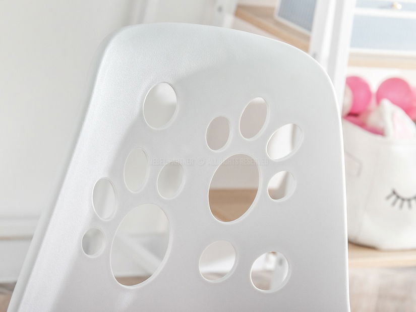 Dječja stolica Footy (ružičasta + bijela)