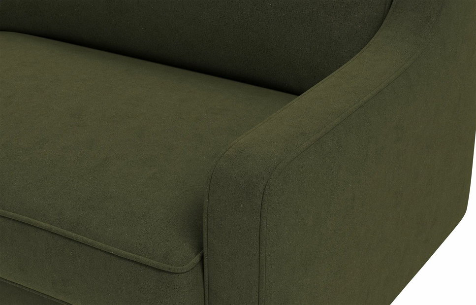 Kreslo Robia L (petrolejová + orech)