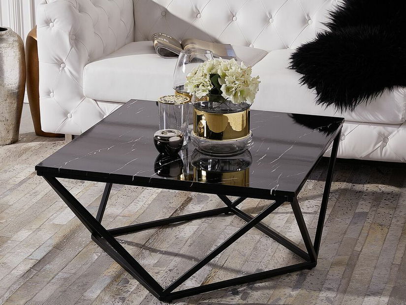 Stolić za kavu Magna (crna) (mramorni efekt)