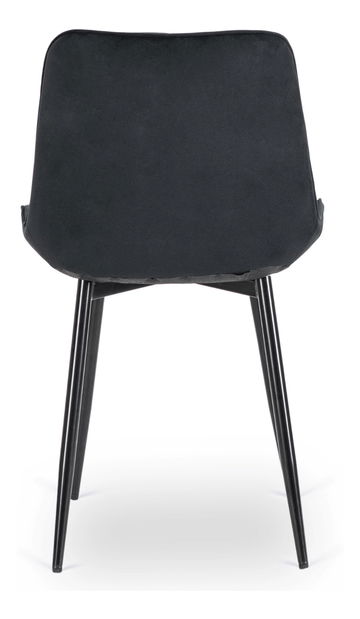 Jedálenská stolička Clavar (čierna) 