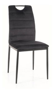 Scaun de sufragerie Rebecca (Negru)