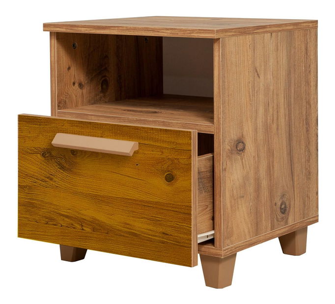 Éjjeliszekrény Nudava 10 (atlanti fenyő)