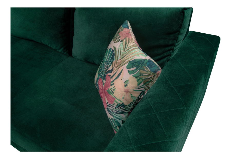 Rohová sedačka Misrin (zelená) (P)