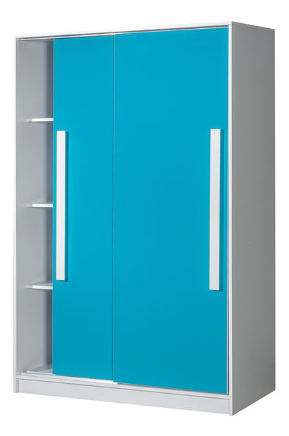 Dulap de haine Gullia 12 (Turcoaz + Alb)