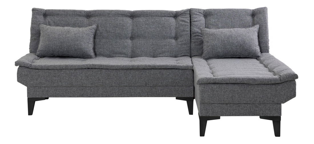 Kutna sofa na razvlačenje Syrma S (tamnosiva)