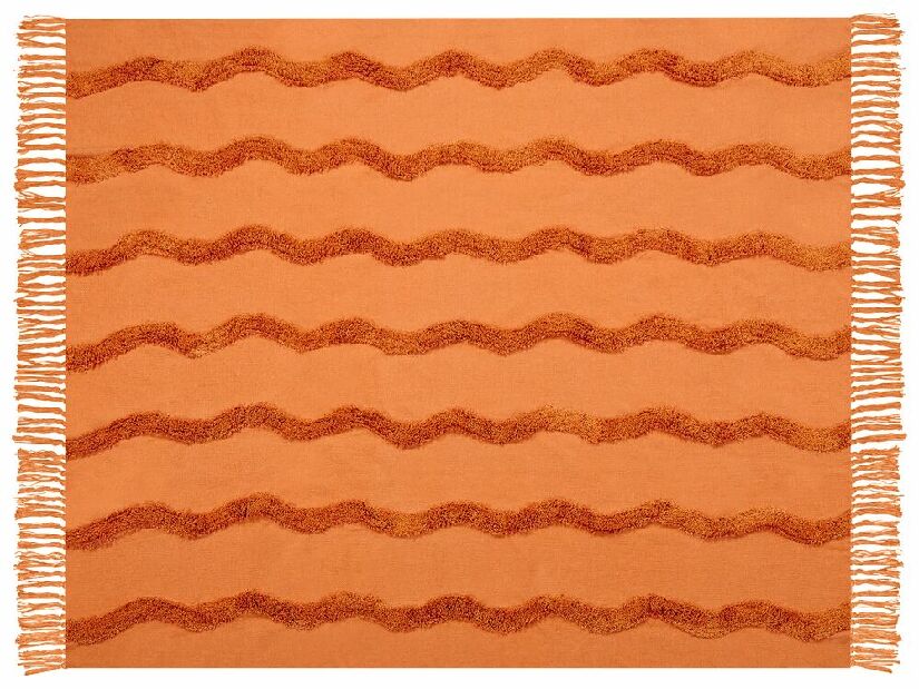 Deka 125 x 150 cm Kharty (oranžová)