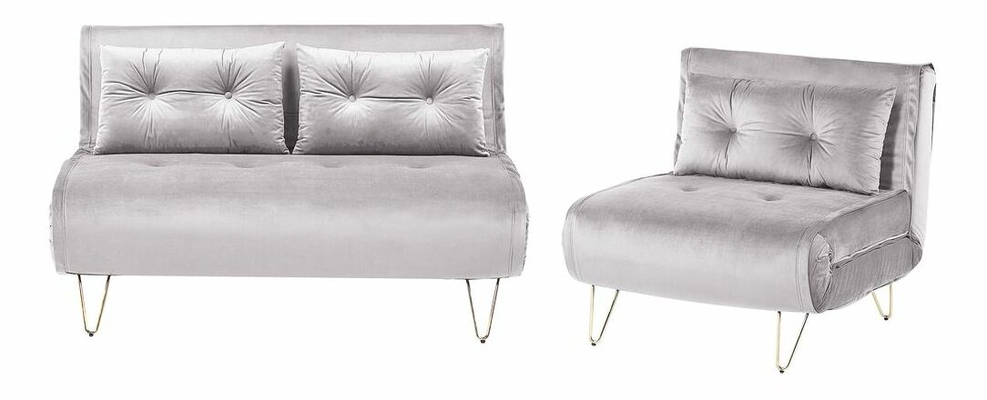 Sedacia súprava 3R+K Valentine (svetlosivá)