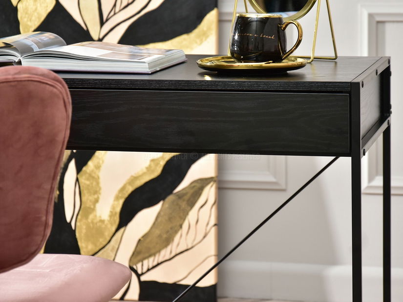 PC asztal Unica (fekete)