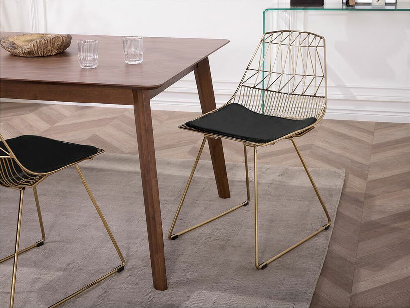 Set 2 buc. scaune pentru sufragerie Harlem (auriu) *vânzare stoc