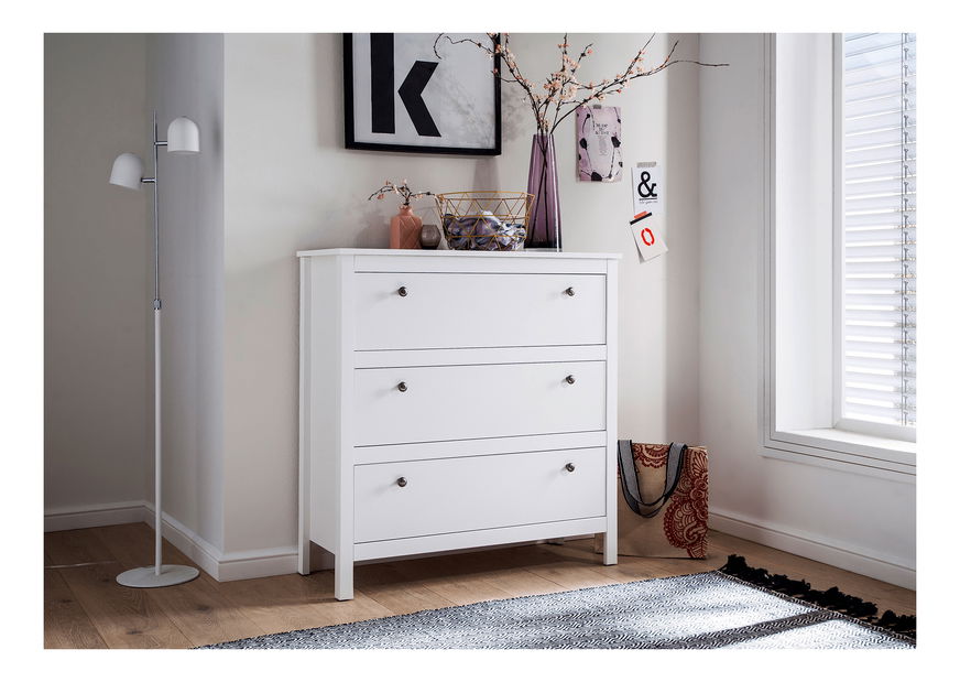 Comodă Otis 3s (alb)