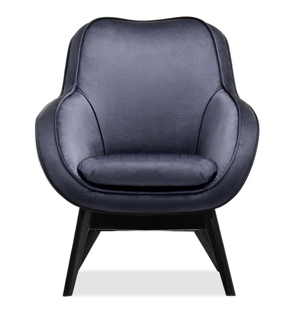 Dizájnos fotel Merch (grafit + fehér)