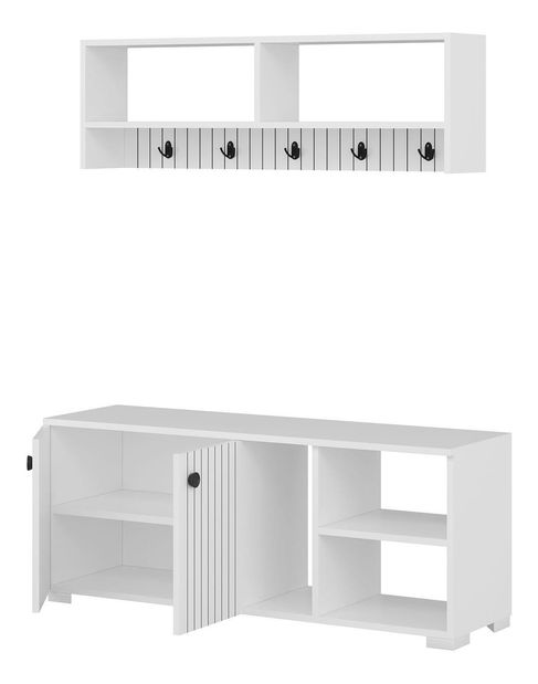 Előszoba bútor Vabite 1 (fehér) 