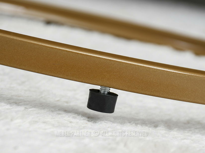 Dohányzóasztal Corden (fekete márvány + arany)