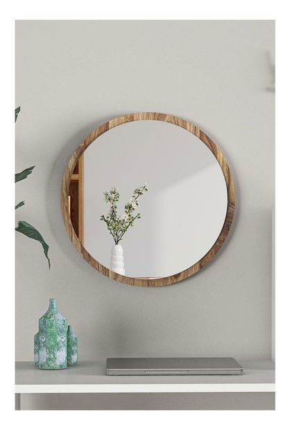 Dekoratívne zrkadlo Kelalo (orech) 