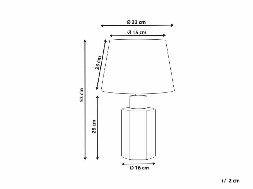 Stolna lampa Marza (bijela)