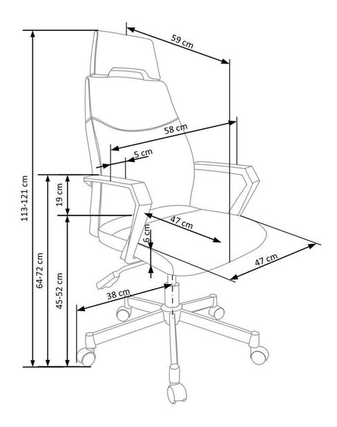 Kancelárske kreslo Olenf