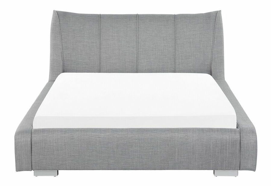 Franciaágy 140 cm NICE (ágyráccsal) (szürke)